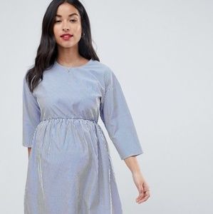 ASOS Maternity Striped Mini Smock Dress

NWT